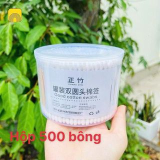 Hộp 500 tăm bông ngoáy tai zheng zu 500 good cotton swabs giá sỉ