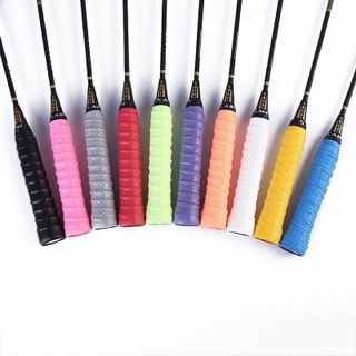 Cuốn cán vợt cầu lông SILICON, nâng cấp có lỗ thoát hơi thoáng khí êm mát cho da - SP111