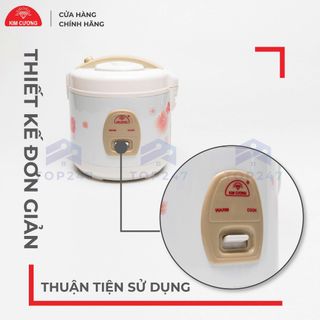 NỒI CƠM ĐIỆN 1,2L KIM CƯƠNG NẮP GÀI