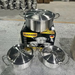 Bộ 3 Nồi Inox Cao Cấp