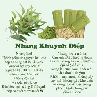 Nhang Khuynh diệp Tự Nhiên (~1Kg,~900 nén), Cao 30-40cm