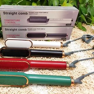 Lược Điện Chải Tóc Tạo Kiểu Uốn Thẳng 3 In 1 Đa Năng Straight Comb FH909