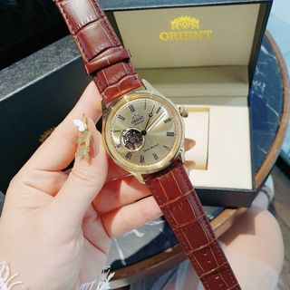 ĐỒNG HỒ NAM CAO CẤP ORENT DÂY DA NÂU AUTOMATIC