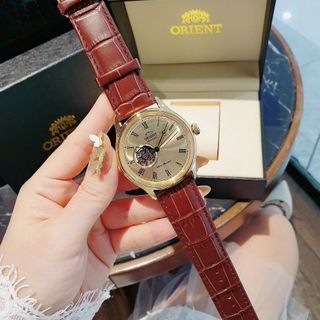 ĐỒNG HỒ NAM CAO CẤP ORENT DÂY DA NÂU AUTOMATIC