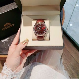 ĐỒNG HỒ NAM CAO CẤP ORENT DÂY DA NÂU AUTOMATIC