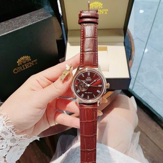ĐỒNG HỒ NAM CAO CẤP ORENT DÂY DA NÂU AUTOMATIC