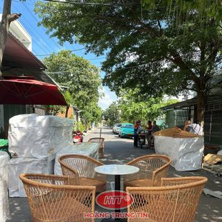 Ghế thúng nhựa giả mây cao cấp ngoài trời trực tiếp sản xuất tại Sài Gòn