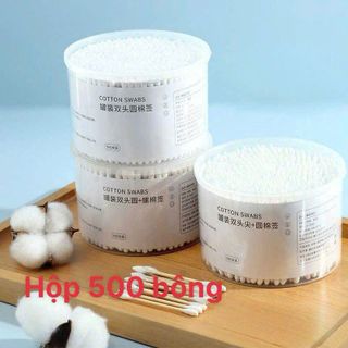 Hộp 500 bông ngoáy tai cotton swabs