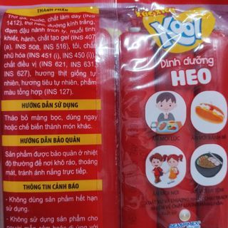 Xúc xích Heo Tiệt Trùng KooL Giá Sỉ