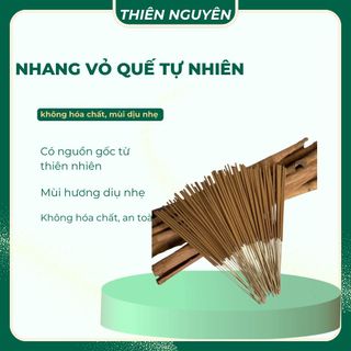 Sỉ Nhang Vỏ quế Tự Nhiên (~1Kg,~800 nén), Cao 30-40cm