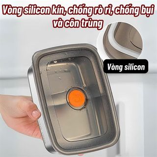 Hộp đựng thực phẩm inox 2200ml