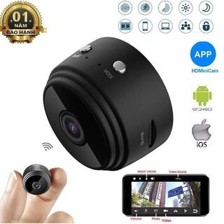 CAMERA MINI A9 WIFI KHÔNG DÂY CAM HỒNG NGOẠI (T10-300)- (CÁI)