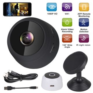 CAMERA MINI A9 WIFI KHÔNG DÂY CAM HỒNG NGOẠI (T10-300)- (CÁI)