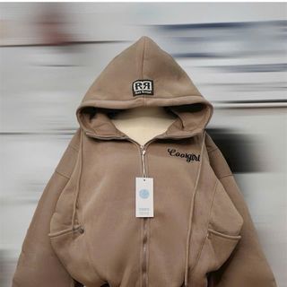 Áo khoác form boxy thêu Coolgirl chất nỉ xk dày mịn cổ cao freesize 65kg