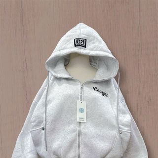 Áo khoác form boxy thêu Coolgirl chất nỉ xk dày mịn cổ cao freesize 65kg