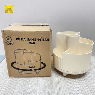 KỆ TRANG ĐIỂM ĐỂ BÀN XOAY 360 ĐỘ