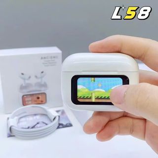 Tai Nghe Với Màn Hình ANC giảm tiếng ồn ENC Màn Hình Cảm Ứng Tai Nghe Đa Chức Năng L58 APP-Hàng Nhập Khẩu