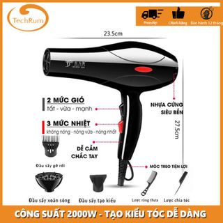 Máy Sấy Tóc 5 chi tiết Deliya 8018