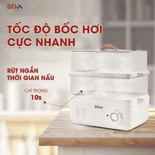 NỒI HẤP ĐIỆN 2 TẦNG 6IN1 SEKA SK6610 CAO CẤP