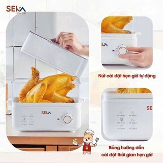 NỒI HẤP ĐIỆN 2 TẦNG 6IN1 SEKA SK6610 CAO CẤP