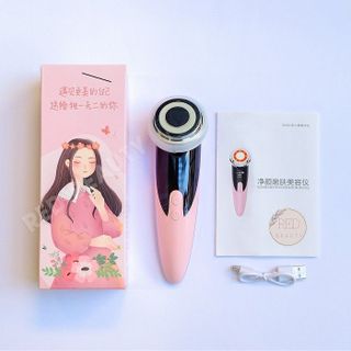 Máy điện di đẩy tinh chất massage mặt phẳng ION giúp nâng cơ tươi mới