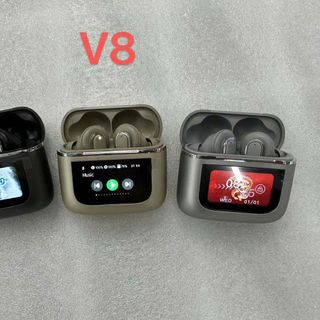 Tai Nghe Bluetooth V8 Có Màn hình Cảm Ứng LCD