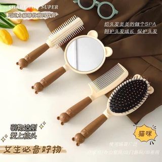 Set 4 món gương kèm lược hình gấu