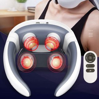 Máy massage cổ 4 đầu H61 có điều khiển