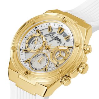 ĐỒNG HỒ NỮ CAO CẤP GUET DÂY CAO SU NIỀNG NHỰA TRONG SUỐT