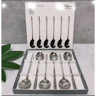 SET 6 MUỖNG INOX NOVA CAO CẤP FULL BOX