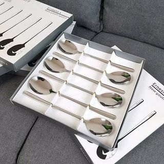 SET 6 MUỖNG INOX NOVA CAO CẤP FULL BOX