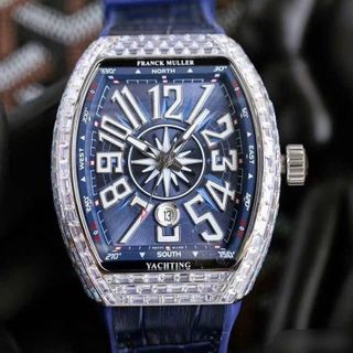 ĐỒNG HỒ NAM SIÊU CẤP AUTOMATIC PRANCK MULER XANH VIỀN XOÀN