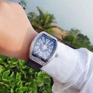 ĐỒNG HỒ NAM SIÊU CẤP AUTOMATIC PRANCK MULER XANH VIỀN XOÀN