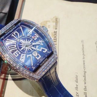 ĐỒNG HỒ NAM SIÊU CẤP AUTOMATIC PRANCK MULER XANH VIỀN XOÀN