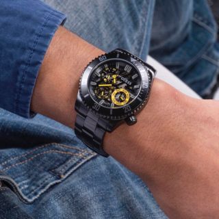 ĐỒNG HỒ NAM CAO CẤP GUET GW0488G DÂY INOX MẶT CHONOGRAP