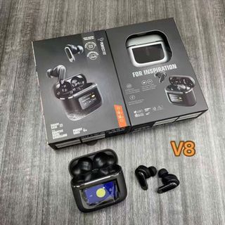 Tai Nghe Bluetooth V8 Có Màn hình Cảm Ứng LCD