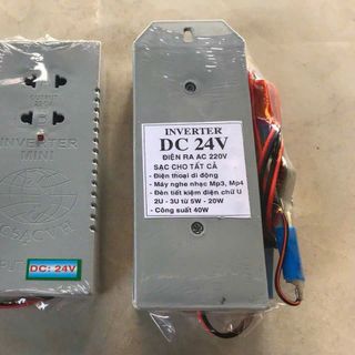 Biến điện 24v ra 220AC-40w - xám giá sỉ