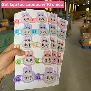 SET KẸP TÓC LABUBU VỈ 10 CHIẾC