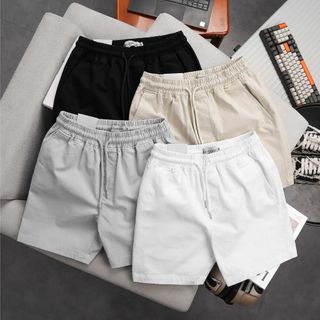 Quần Short Nam, Quần short Kaki Nam Trên Gối Dày Dặn Co GĨan Nhẹ Lưng Chun Mềm Mại Phong Cách Trẻ Trung Tôn Dáng