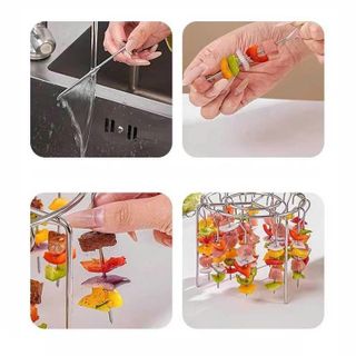 GIÁ XIÊN NƯỚNG THỊT 24 QUE CHO NỒI CHIÊN KHÔNG DẦU