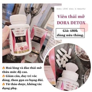 Dora Detox Vip full hộp 28 viên [Hàng chính hãng] - Được kiểm tra hàng trước khi nhận
