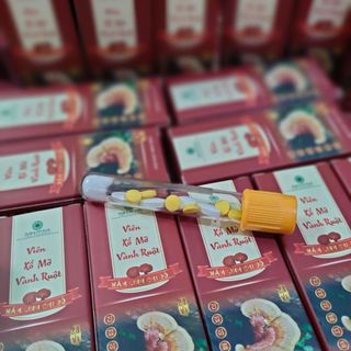 Viên xổ mỡ vành ruột nấm Linh Chi đỏ