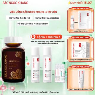 Viên Uống Sắc Ngọc Khang ++ [Hộp 120 Viên] Tặng 1 Trong 2 Món Bất Kỳ