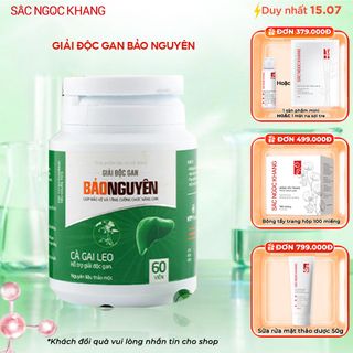 Viên Uống Giải Độc Gan Bảo Nguyên [Hộp 60 Viên]