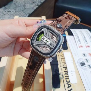 ĐỒNG HỒ NAM THỂ THAO SEVEN PRIDAY MÁY AUTOMATIC MŨI TÊN FULLBOX DÂY