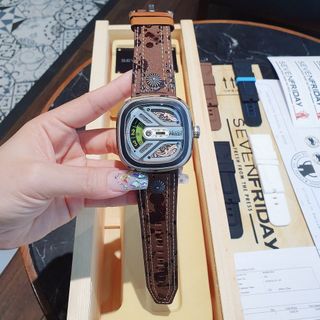 ĐỒNG HỒ NAM THỂ THAO SEVEN PRIDAY MÁY AUTOMATIC MŨI TÊN FULLBOX DÂY