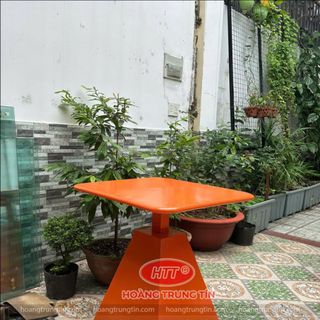 Bàn cafe mặt tôn bàn sắt cafe ngoài trời
