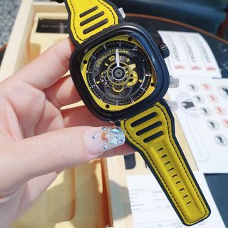 ĐỒNG HỒ NAM SIÊU CẤP SEVEN PRIDAY MÁY AUTOMATIC VÀNG ĐEN FULLBOX DÂY