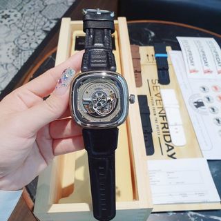 ĐỒNG HỒ NAM SIÊU CẤP SEVEN PRIDAY MÁY AUTOMATIC VÀNG ĐEN FULLBOX DÂY