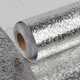 Giấy dán bếp tráng nhôm chống thấm, giấy bạc dán bếp cách nhiệt, miếng decal dán tường nhà bếp chống thấm bền đẹp - HL027 giá sỉ